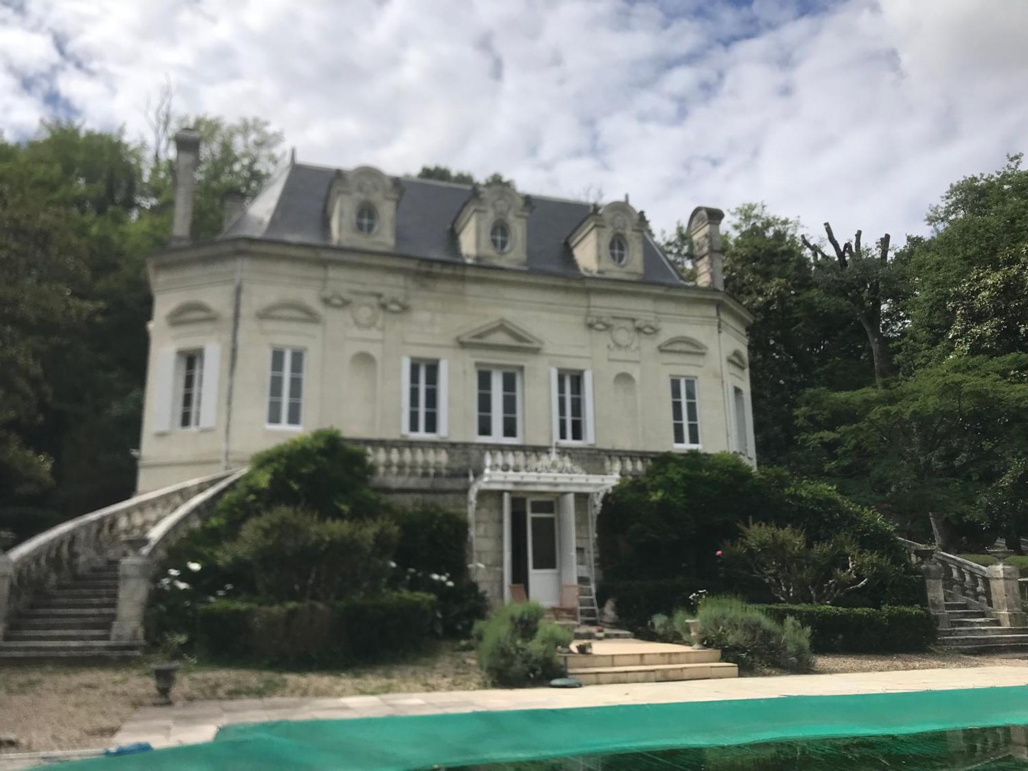 Chateau La Palue Coutras Buitenkant foto
